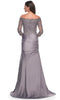 La Femme 30853 Trumpet Satin Evening Dress