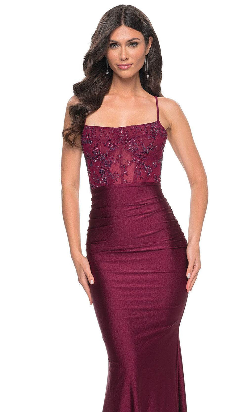 La Femme 31857 Glitter Bodice Prom Dress