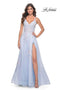 La Femme 31939 Tulle A-Line Prom Dress