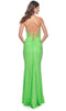 La Femme 31968 Rhinestone Cowl Prom Dress