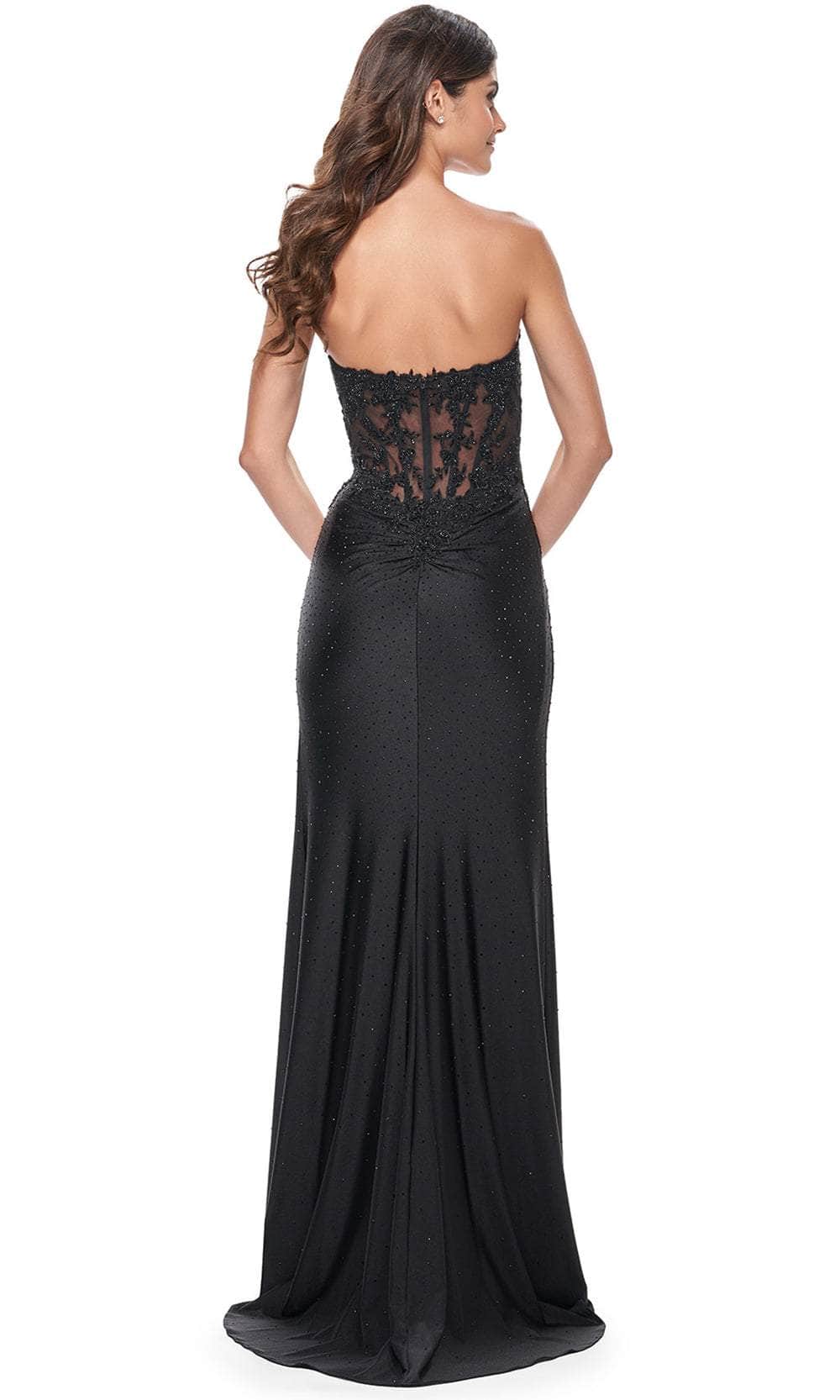 La Femme 32011 Rhinestone Jersey Prom Dress