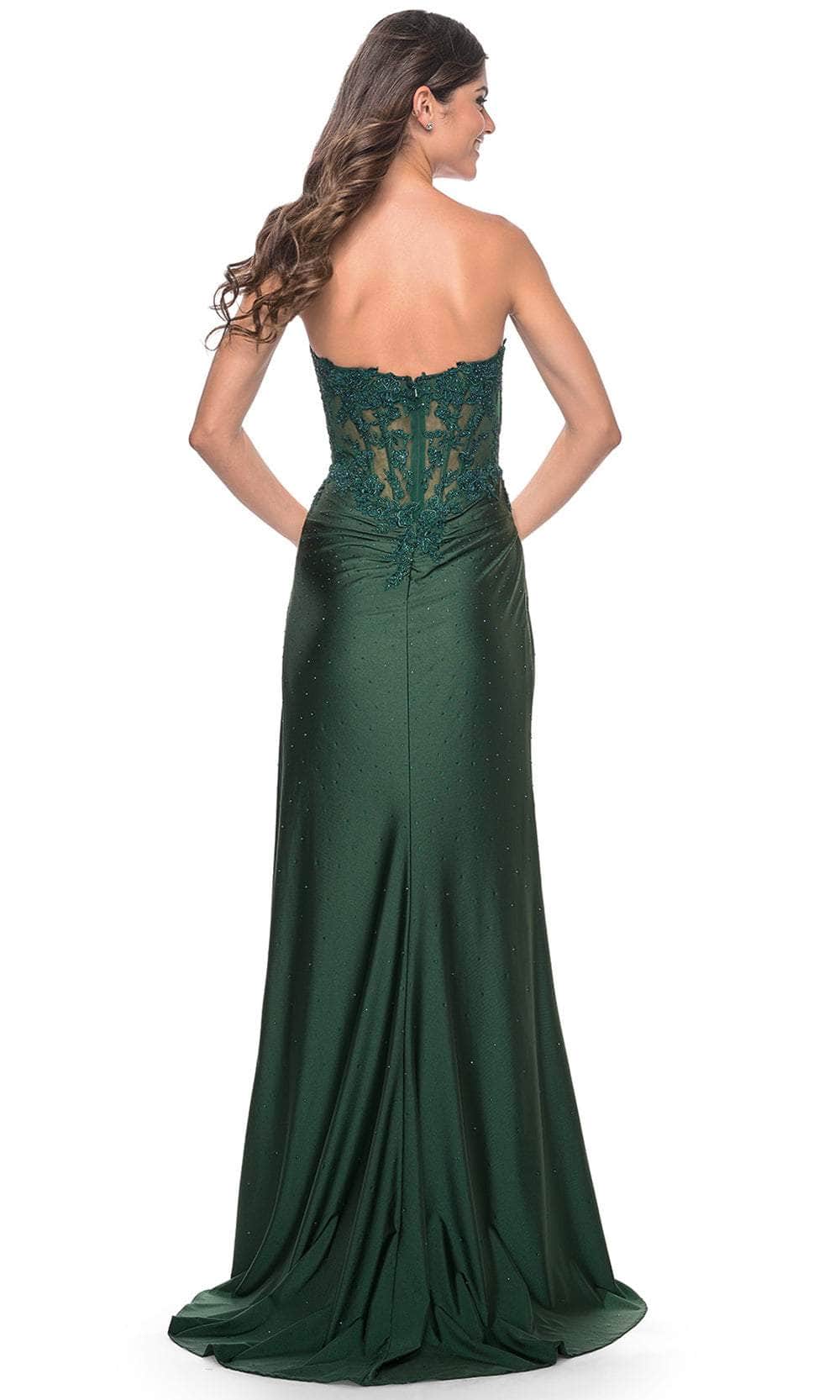 La Femme 32011 Rhinestone Jersey Prom Dress
