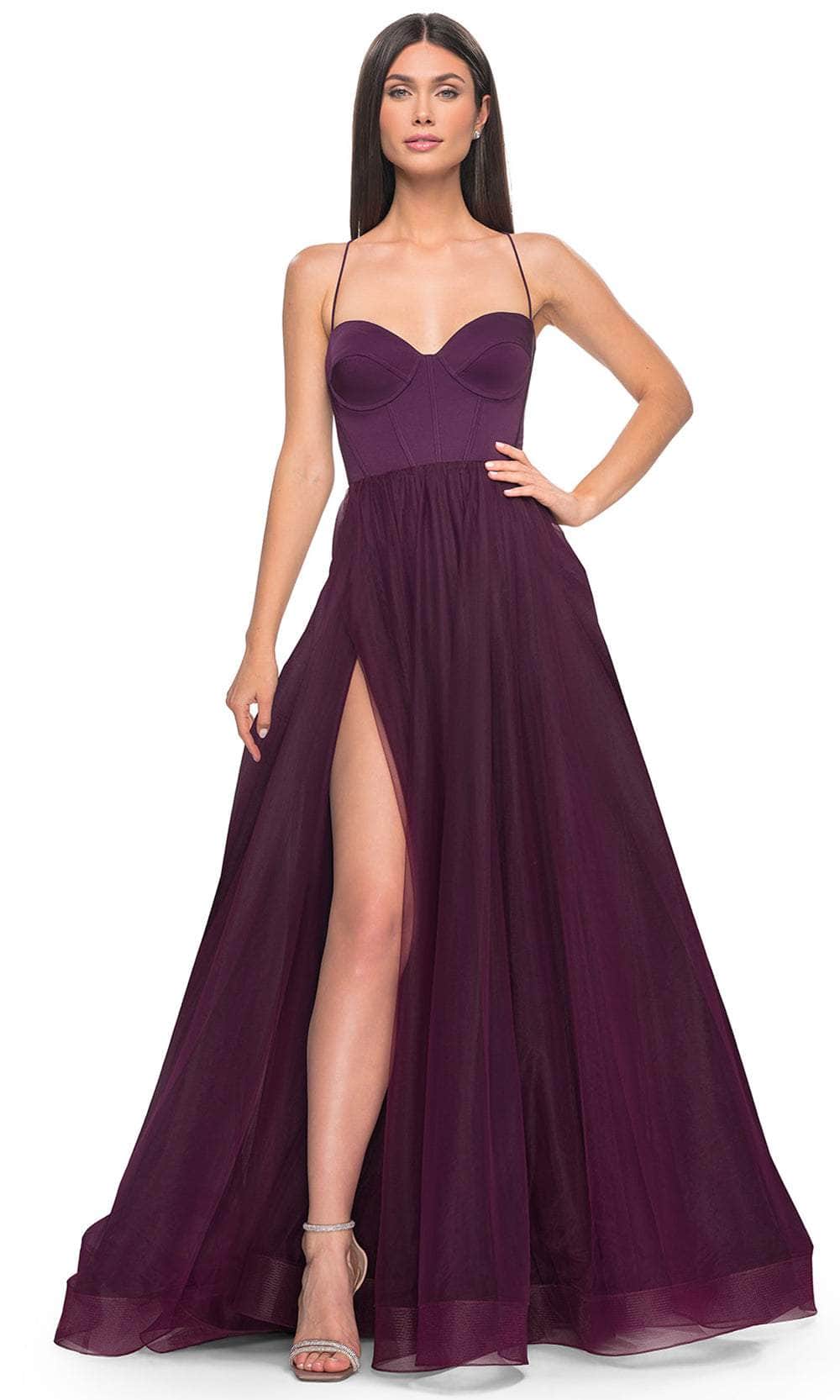La Femme 32065 Bustier Tulle Prom Dress
