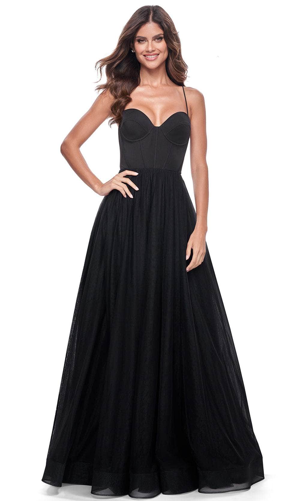 La Femme 32065 Bustier Tulle Prom Dress