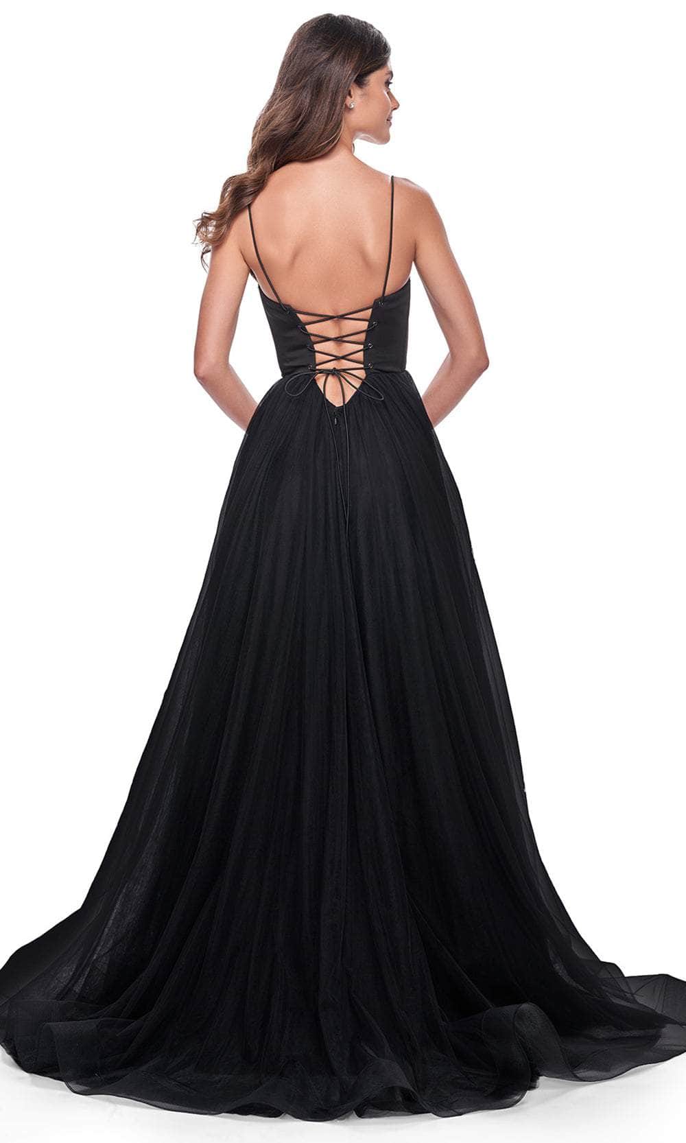 La Femme 32065 Bustier Tulle Prom Dress