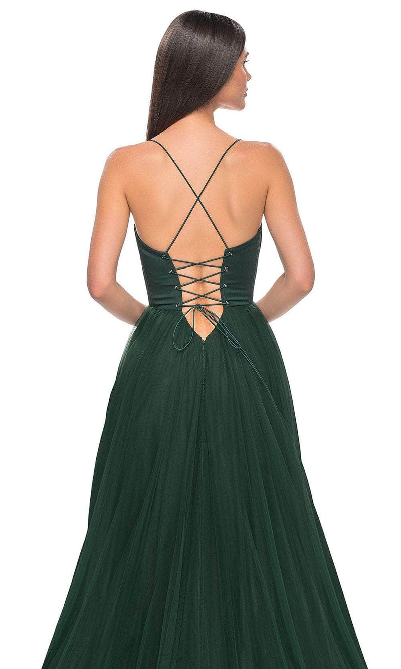 La Femme 32065 Bustier Tulle Prom Dress