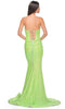 La Femme 32092 Sweetheart Ruched Sequin Prom Gown