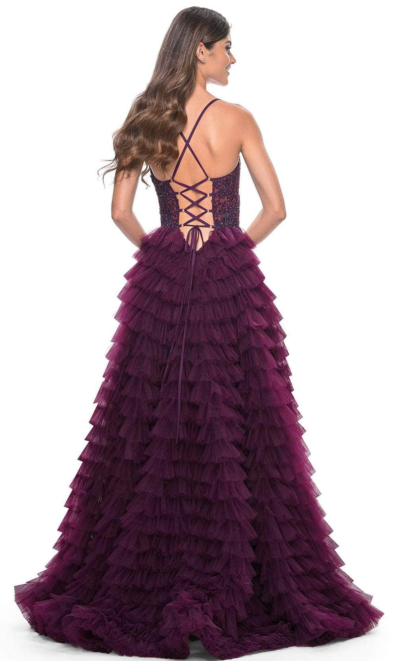 La Femme 32128 Ruffle Tiered Prom Dress