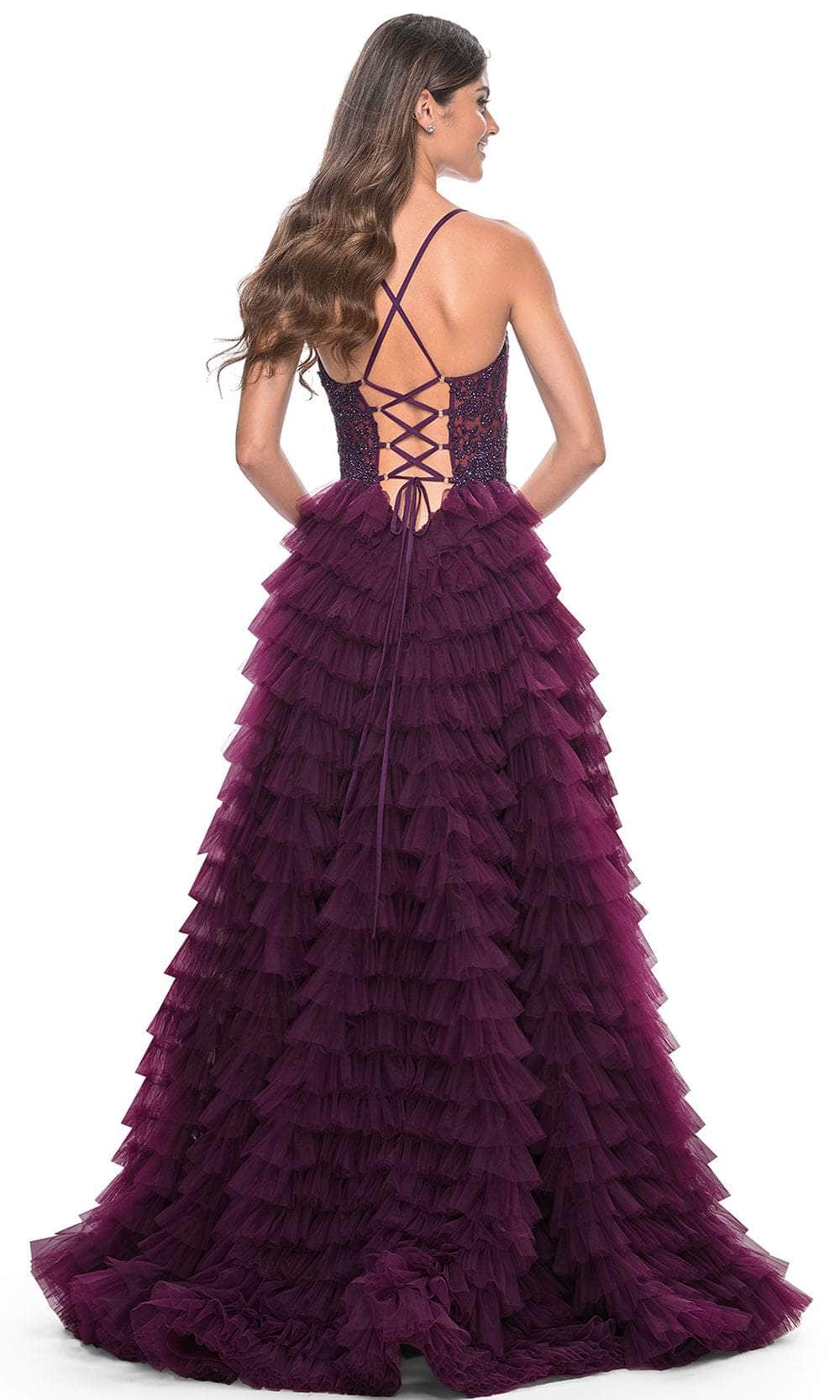 La Femme 32128 Ruffle Tiered Prom Dress