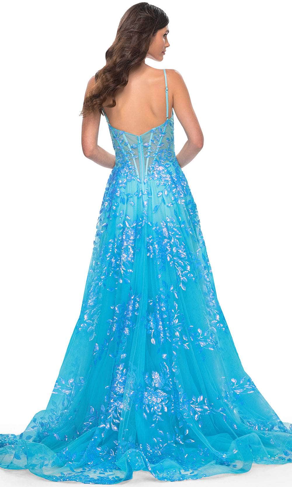 La Femme 32223 Sequin Lace Prom Dress