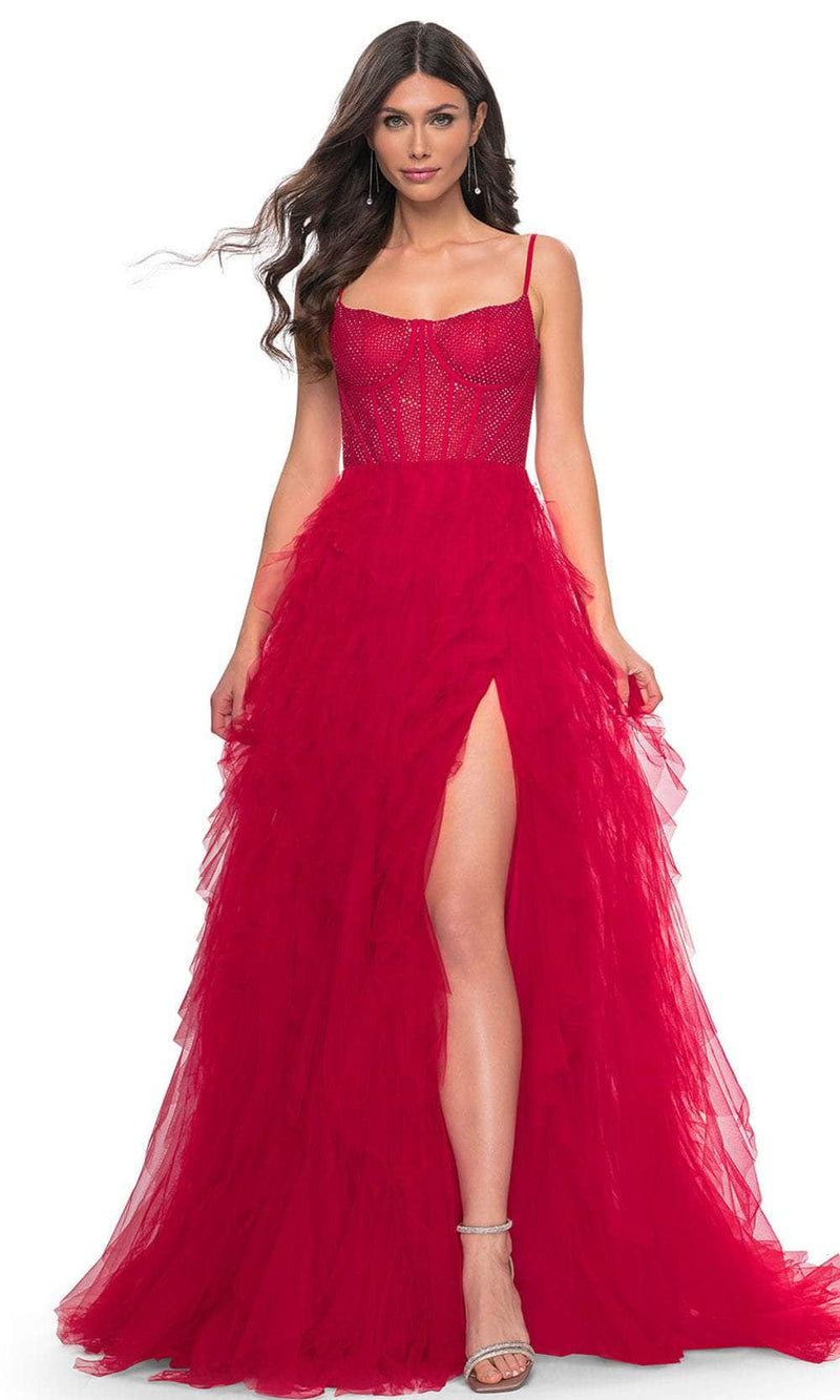 La Femme 32233 Ruffle Skirt Prom Dress