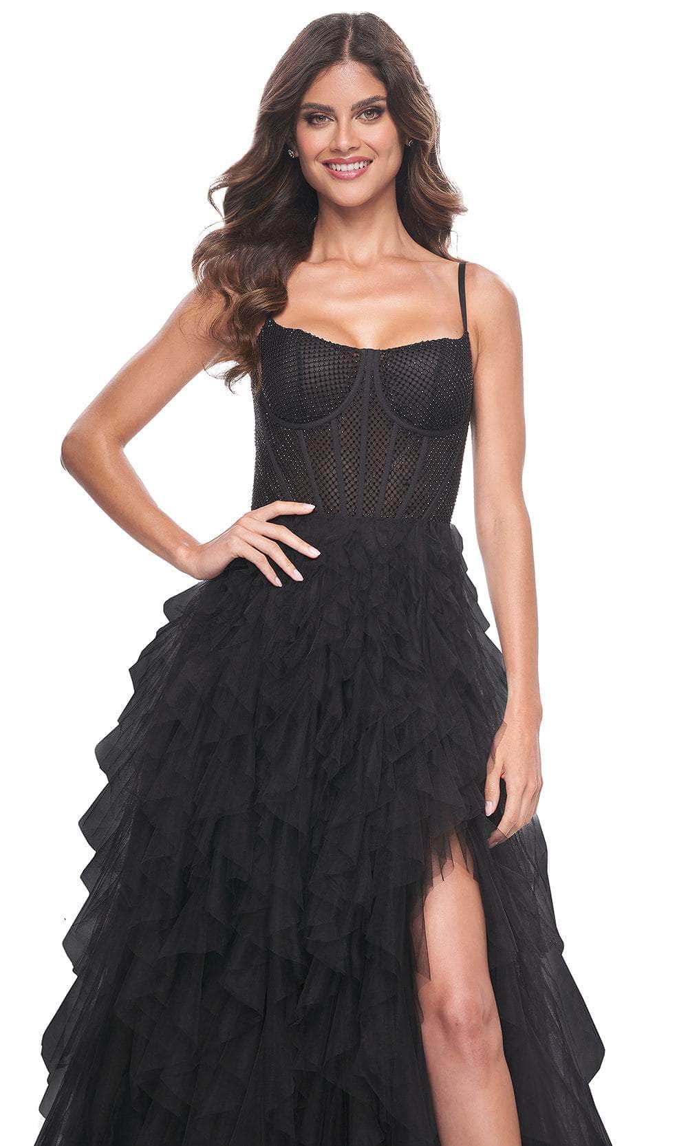 La Femme 32233 Ruffle Skirt Prom Dress