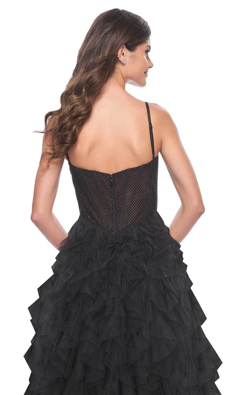 La Femme 32233 Ruffle Skirt Prom Dress