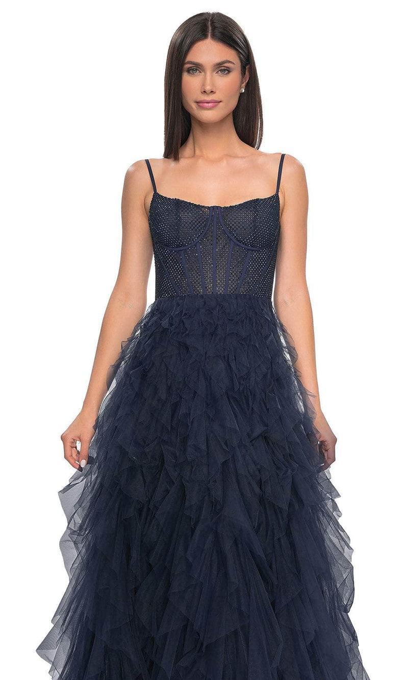 La Femme 32233 Ruffle Skirt Prom Dress