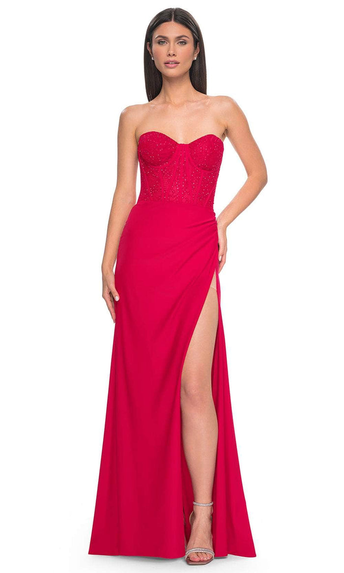 La Femme 32234 Embellished Corset Sweetheart Prom Gown