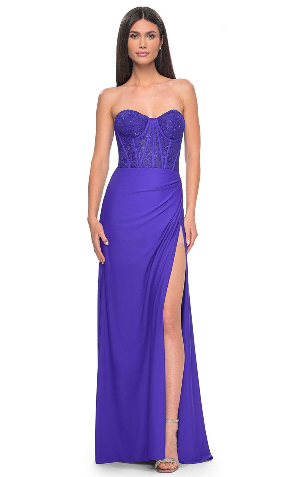 La Femme 32234 Embellished Corset Sweetheart Prom Gown