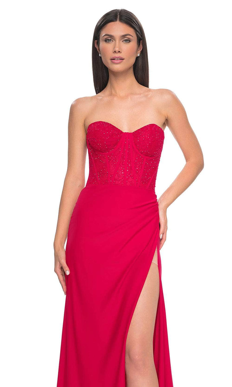 La Femme 32234 Embellished Corset Sweetheart Prom Gown