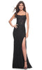 La Femme 32237 Scoop Neck Lace Prom Gown