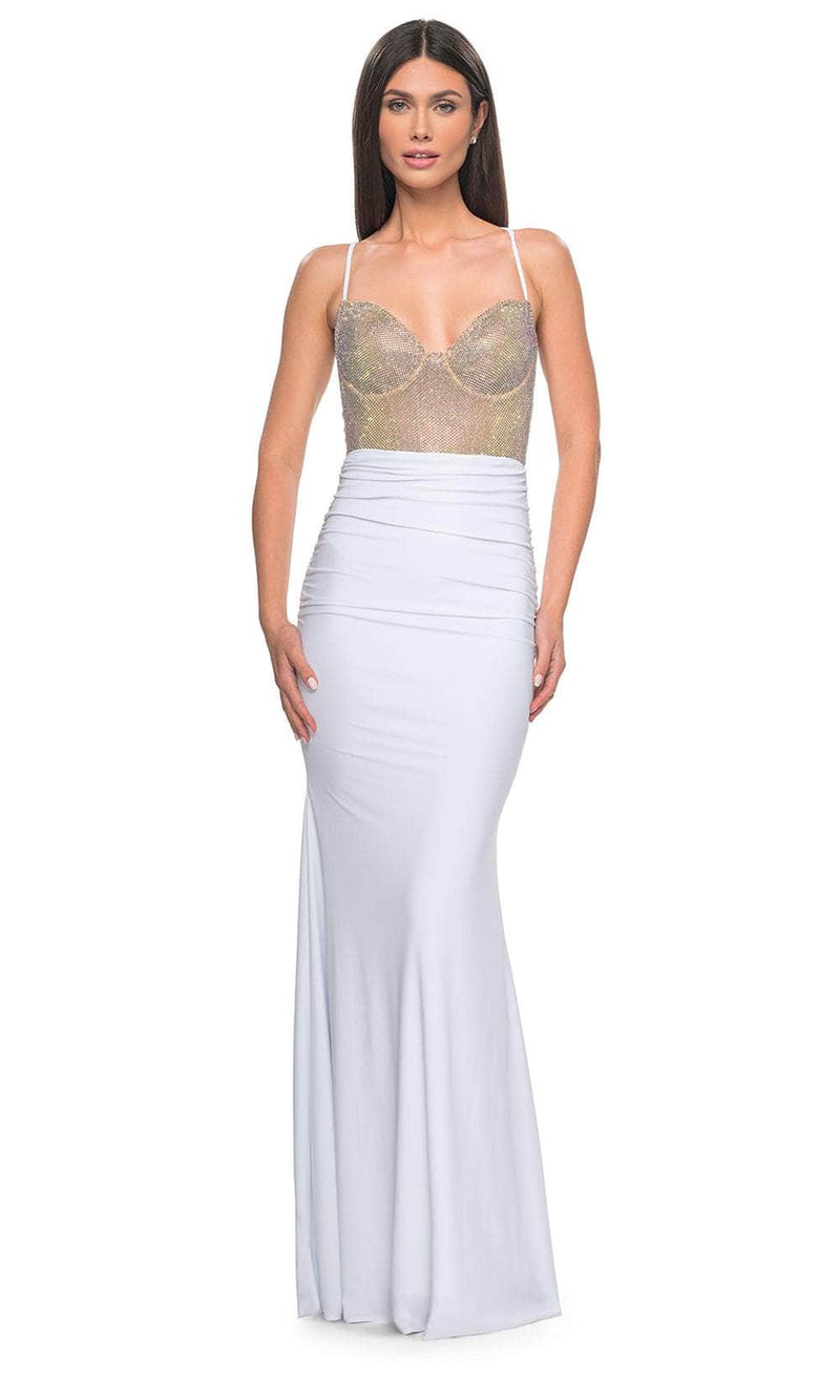 La Femme 32260 Sweetheart Rhinestone Ornate Prom Gown