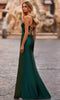 La Femme 32264 Satin Bustier Prom Dress