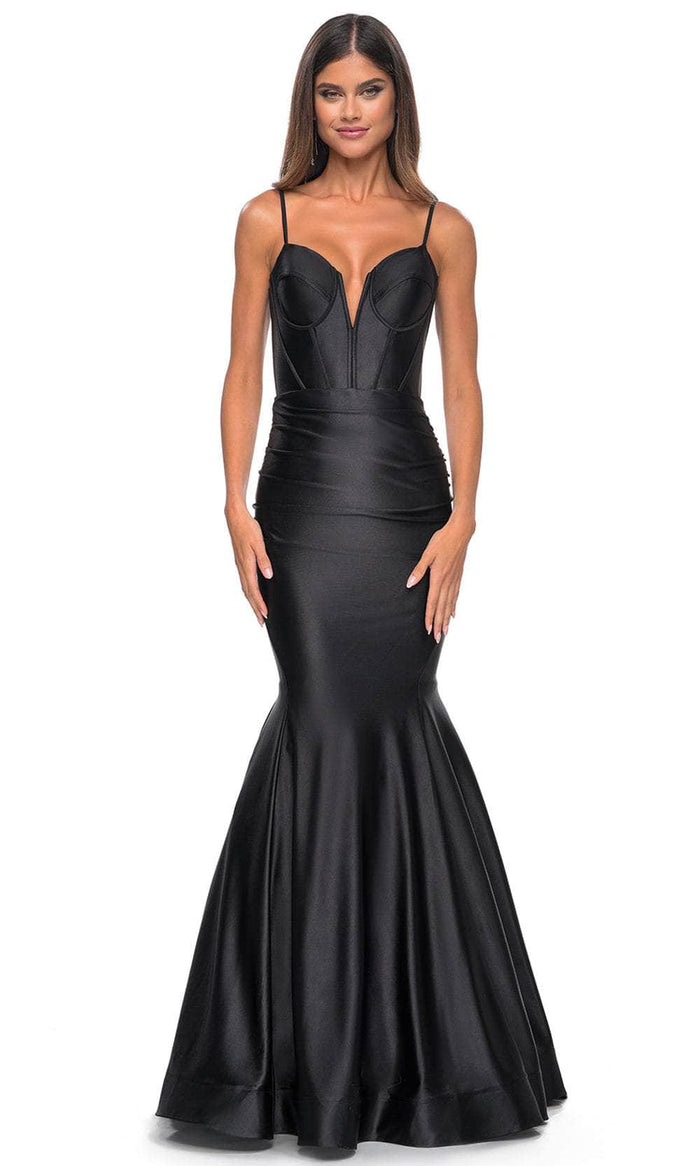 La Femme 32269 Plunging Mermaid Prom Dress