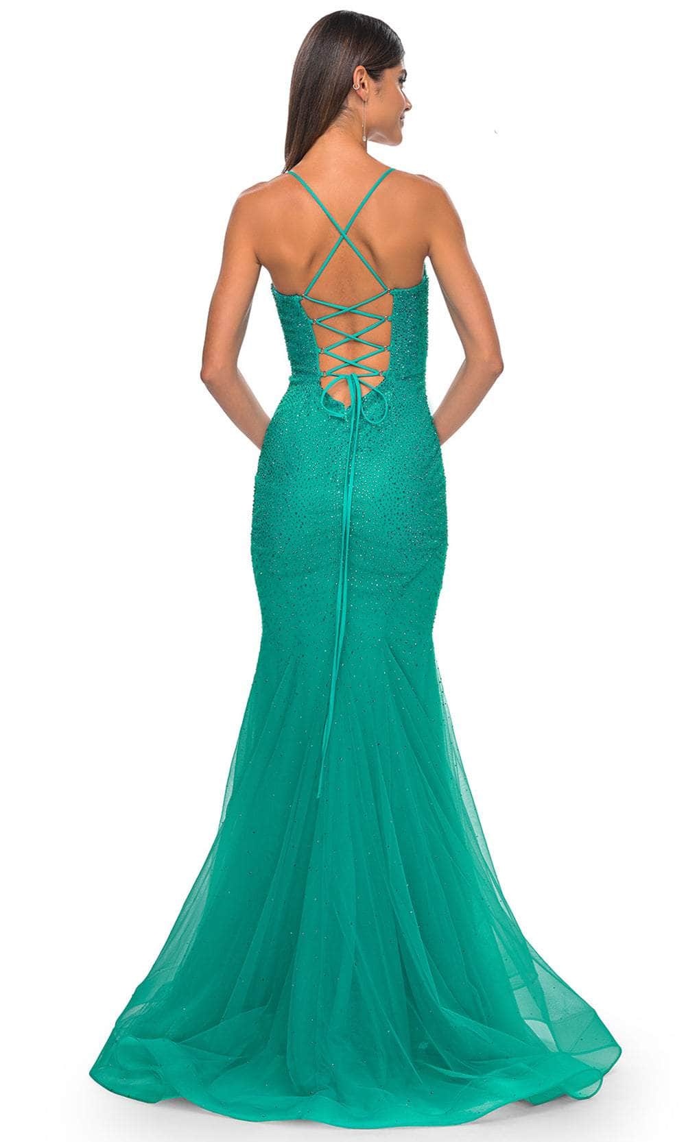 La Femme 32273 Embellished V-Neck Prom Dress