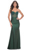 La Femme 32316 Rhinestone Ornate Strapless Prom Gown