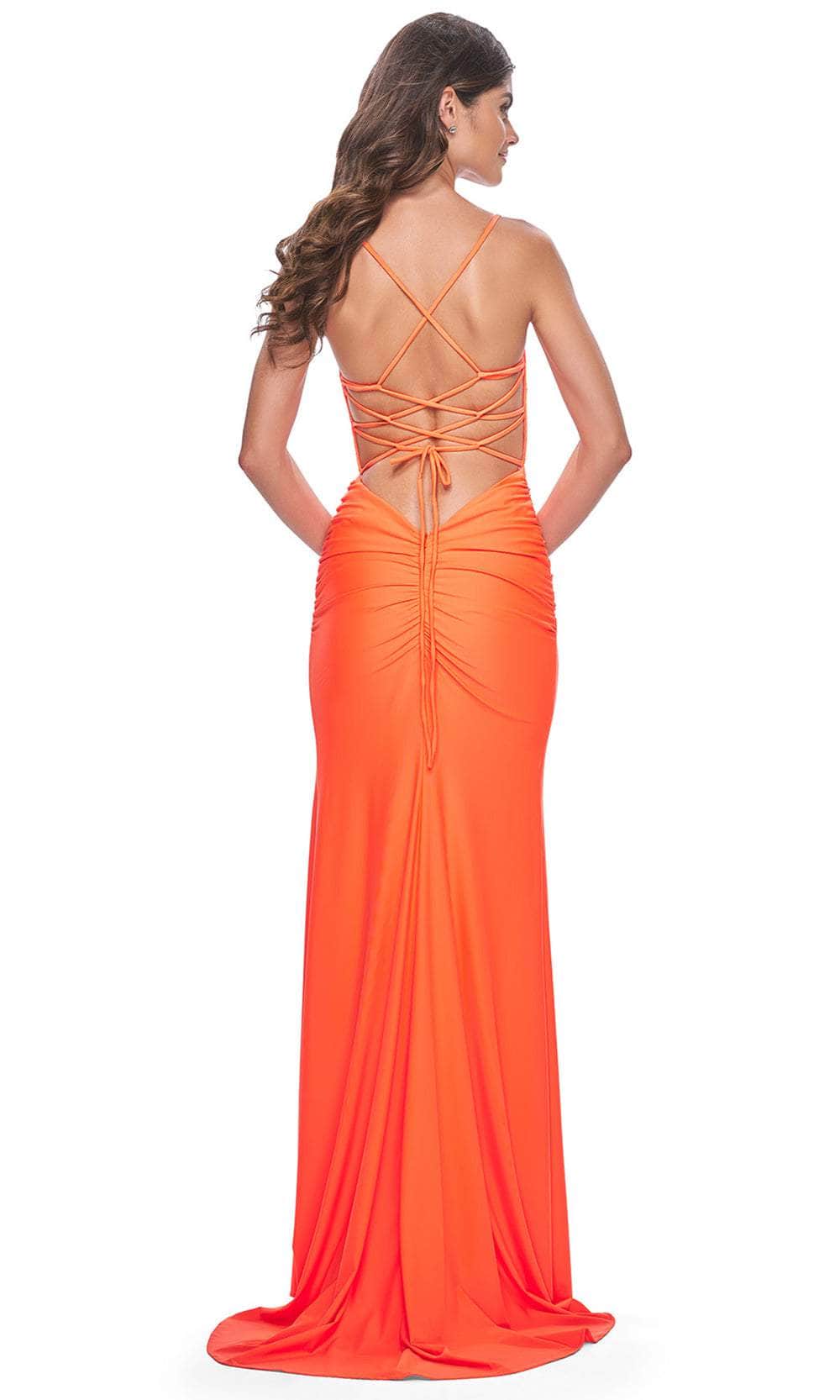 La Femme 32321 Glitter Corset Prom Dress