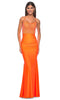 La Femme 32325 Rhinestone Embellished Sleeveless Prom Dress