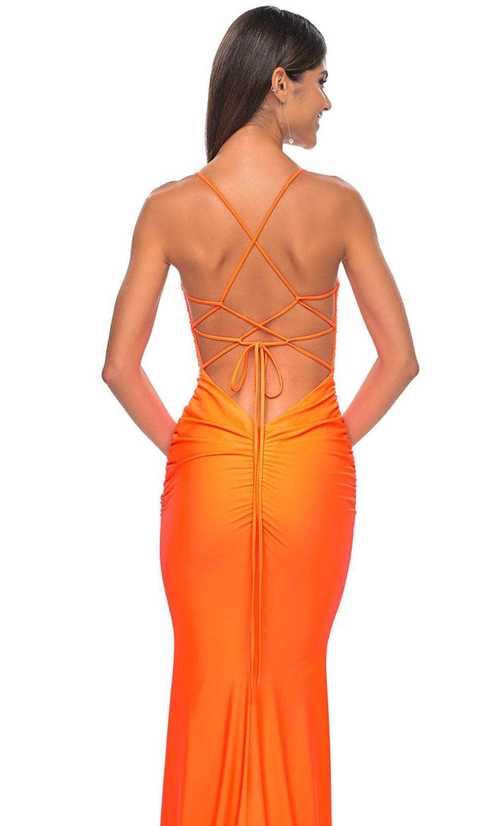 La Femme 32325 Rhinestone Embellished Sleeveless Prom Dress