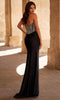 La Femme 32669 Strapless Rhinestone Embellished Prom Gown