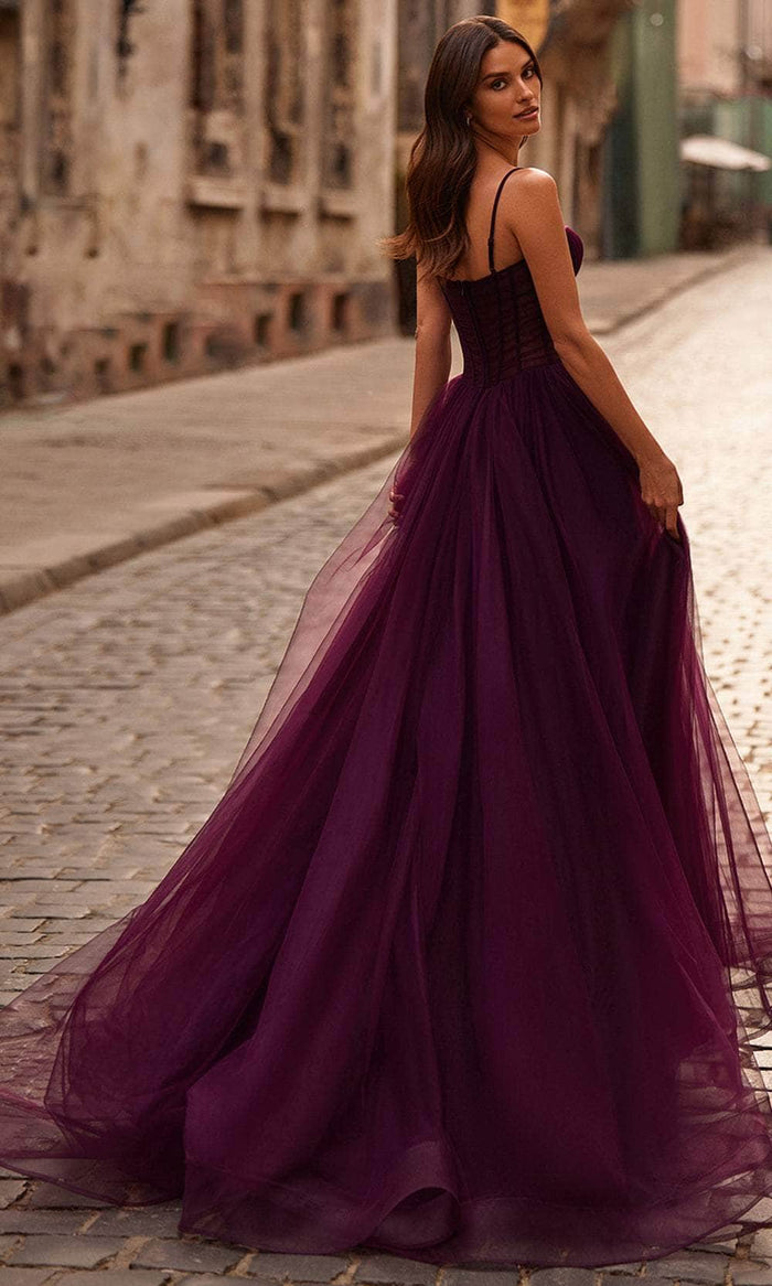 La Femme 32700 Ruched Corset A-Line Prom Gown
