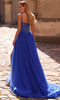 La Femme 32754 Rhinestone Bodice V-Neck Prom Gown