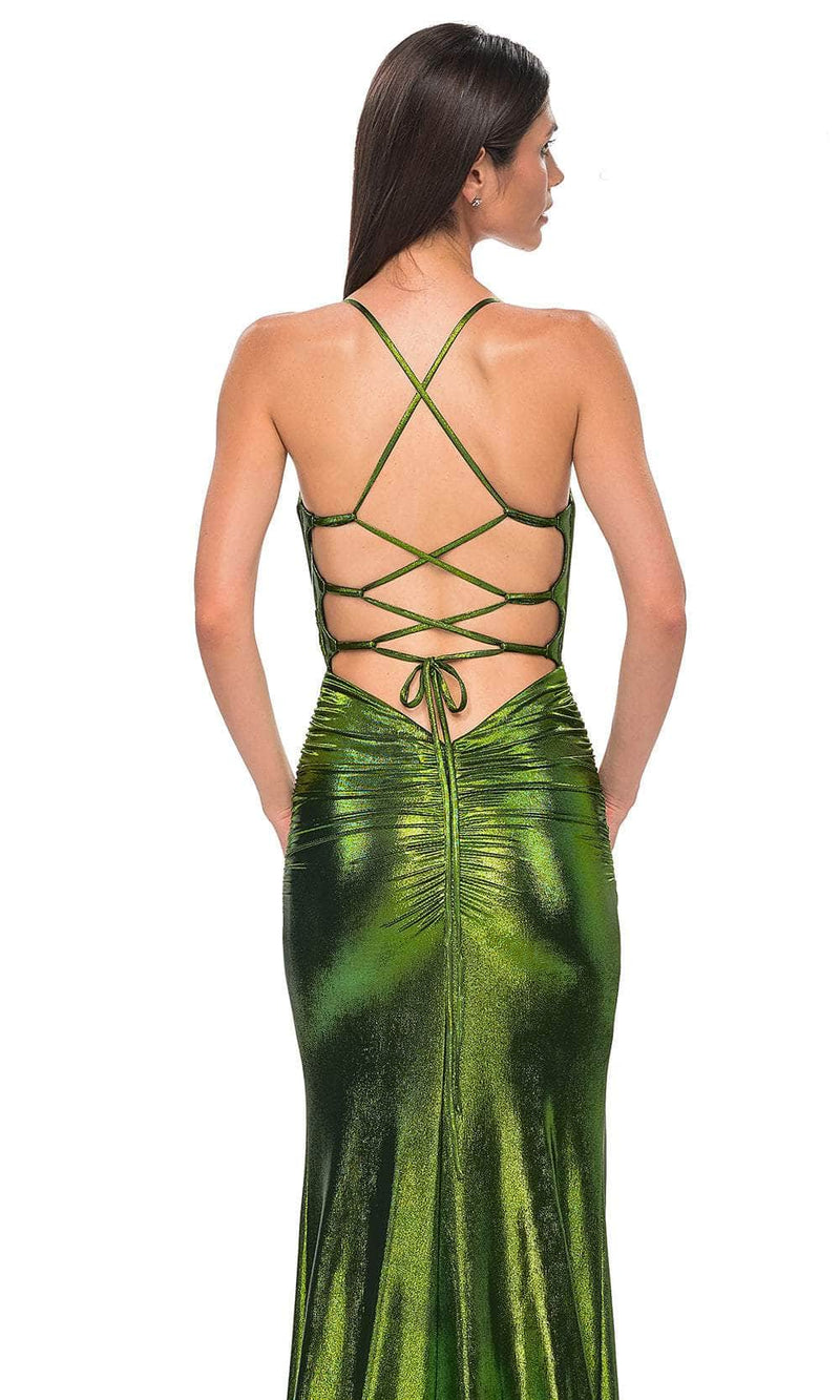 La Femme 32945 Sleeveless Ruched Detailed Prom Gown