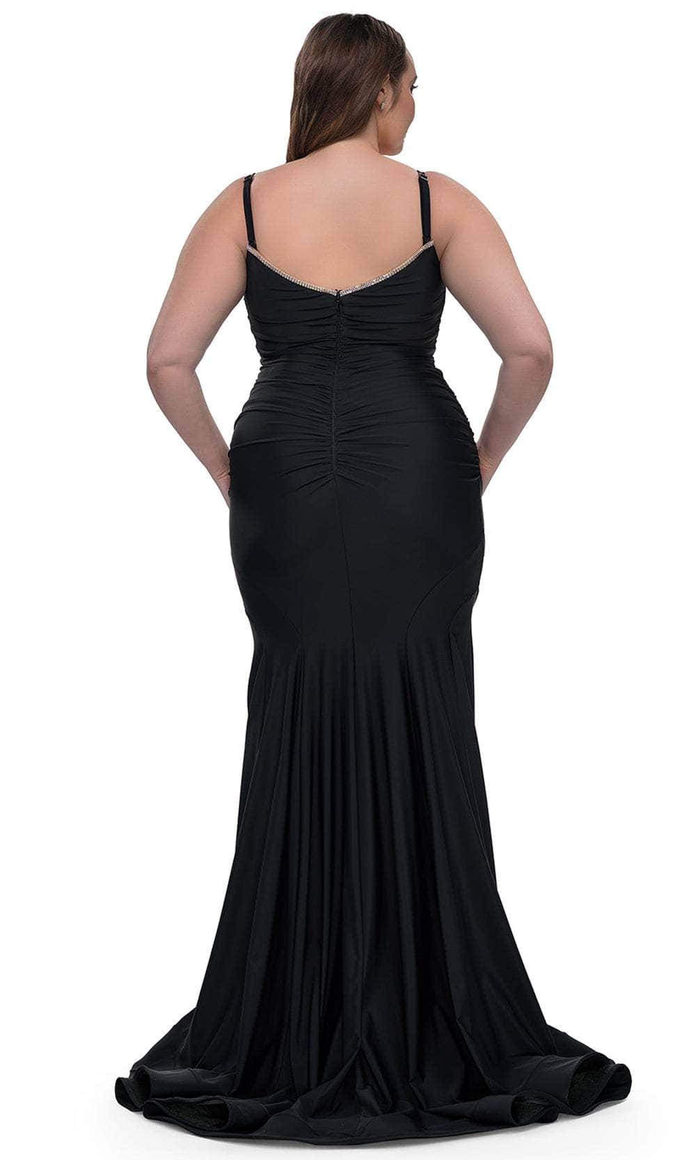 La Femme 33057 Ruched Jersey Prom Dress
