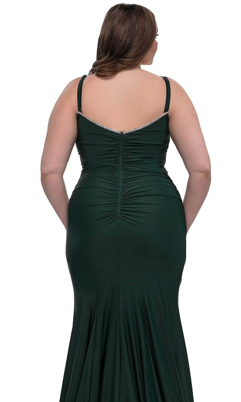 La Femme 33057 Ruched Jersey Prom Dress