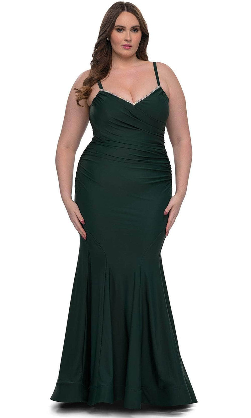 La Femme 33057 Ruched Jersey Prom Dress