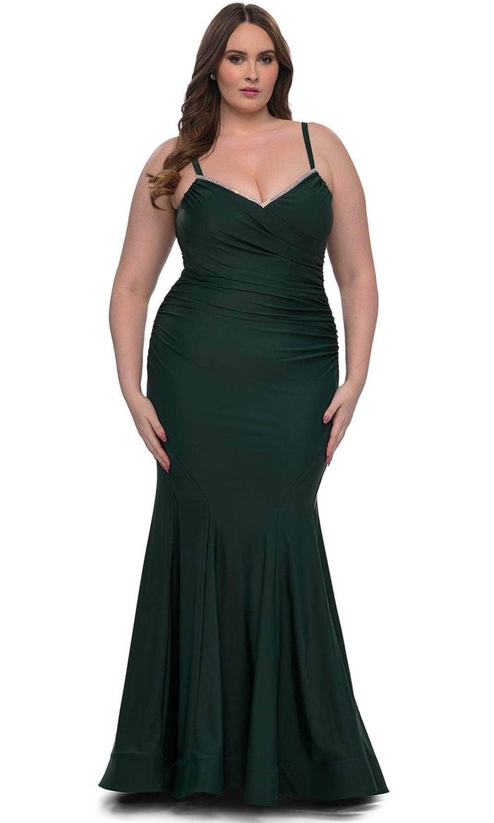 La Femme 33057 Ruched Jersey Prom Dress