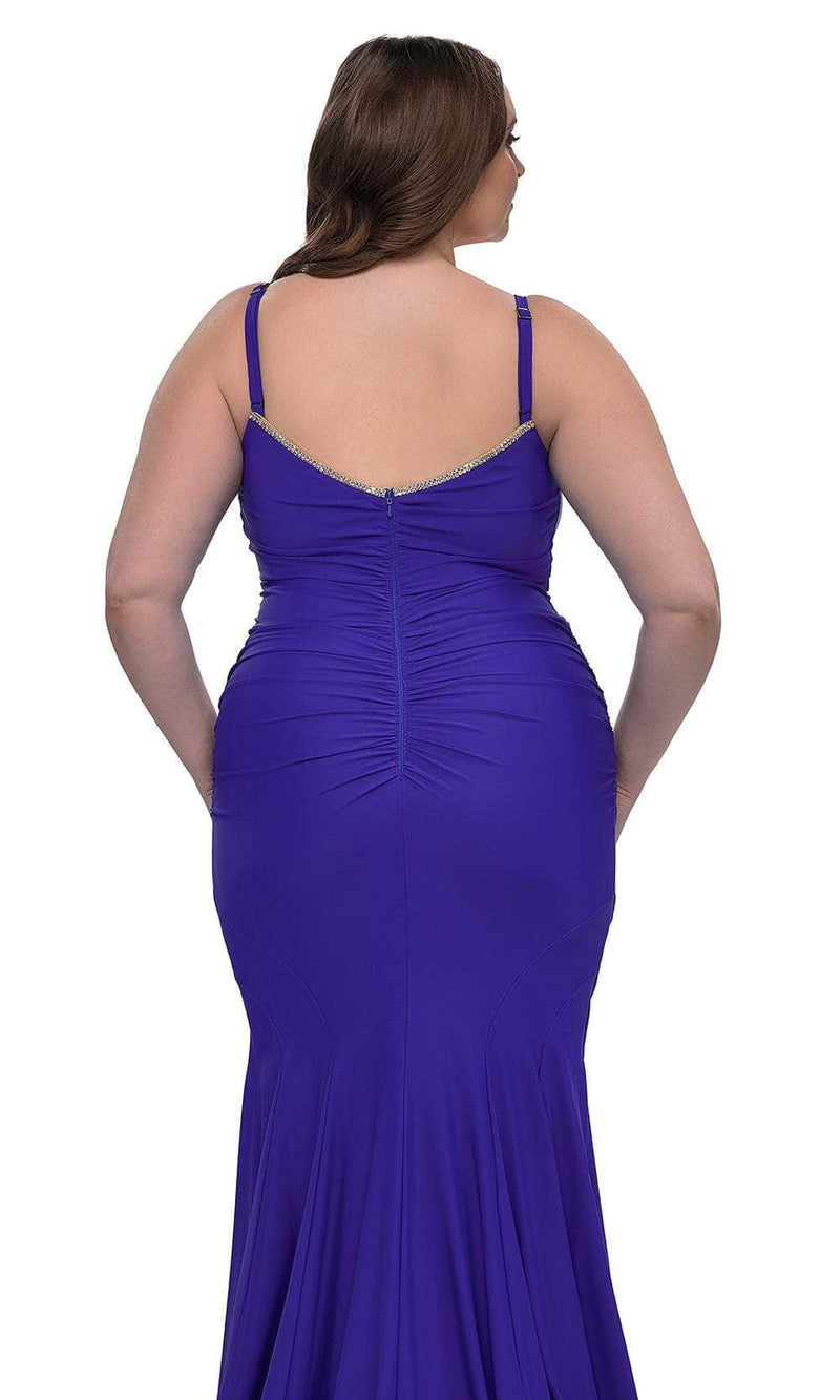 La Femme 33057 Ruched Jersey Prom Dress