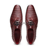 Marco Di Milano Lacio Caiman Crocodile Derby Wine