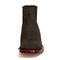 Los Altos Men's Boot Wide Square Toe Nobuck Dark Tabacco (Black) - Nobuck Black
