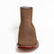 Los Altos Men's Boot Wide Square Toe Nobuck Taupe Leather Sole - Nobuck Taupe