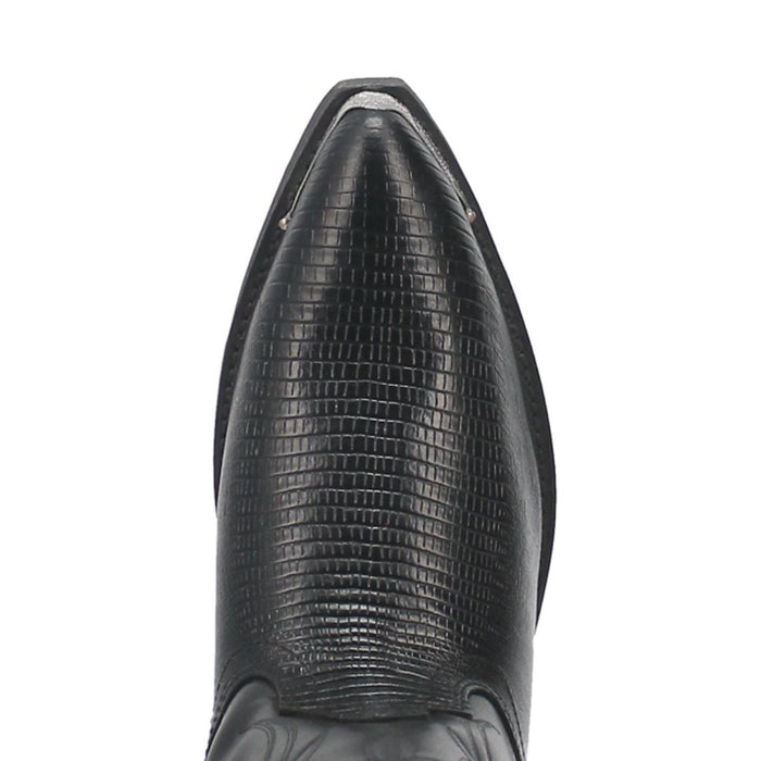Laredo Men's Atlanta Lizard Print Leather J-Toe Boots - Peanut