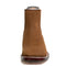 Los Altos Men's Boot Wide Square Toe Nobuck Chedron Leather Sole - Nobuck Chedron