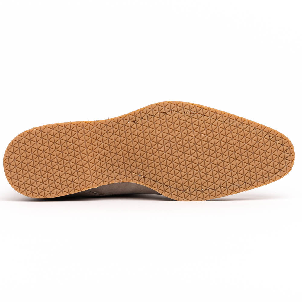 Zelli Legerra Suede Goatskin Double Monkstrap Shoes Sand (56-105