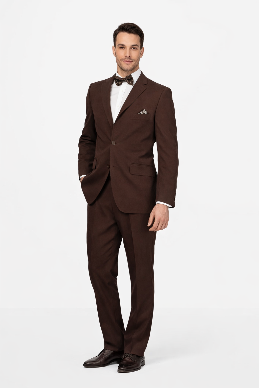 Light Brown Wedding Suit - Brown Groom Suit