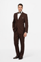 Light Brown Wedding Suit - Brown Groom Suit