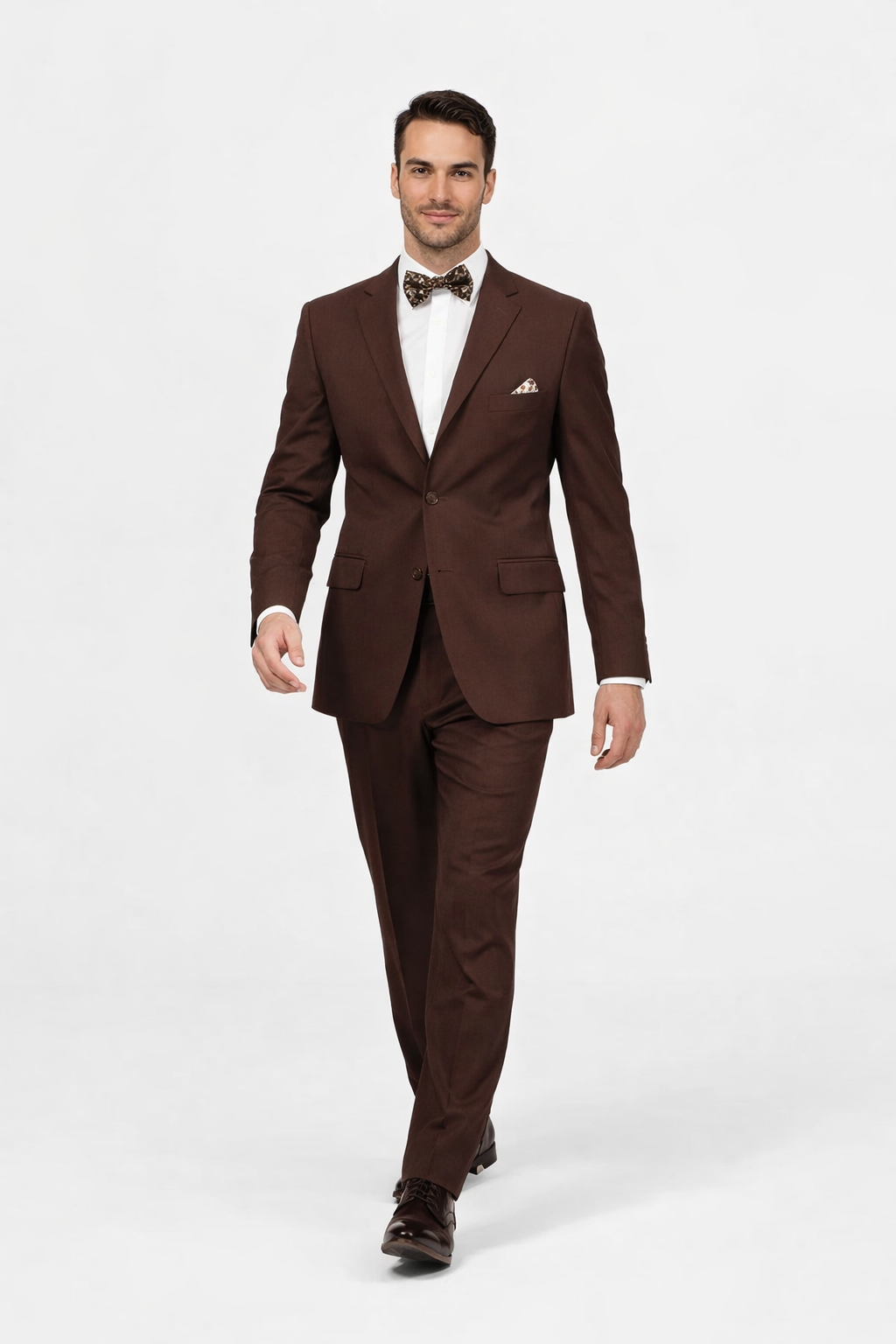 Light Brown Wedding Suit - Brown Groom Suit