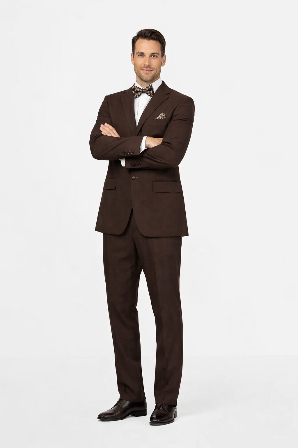 Light Brown Wedding Suit - Brown Groom Suit