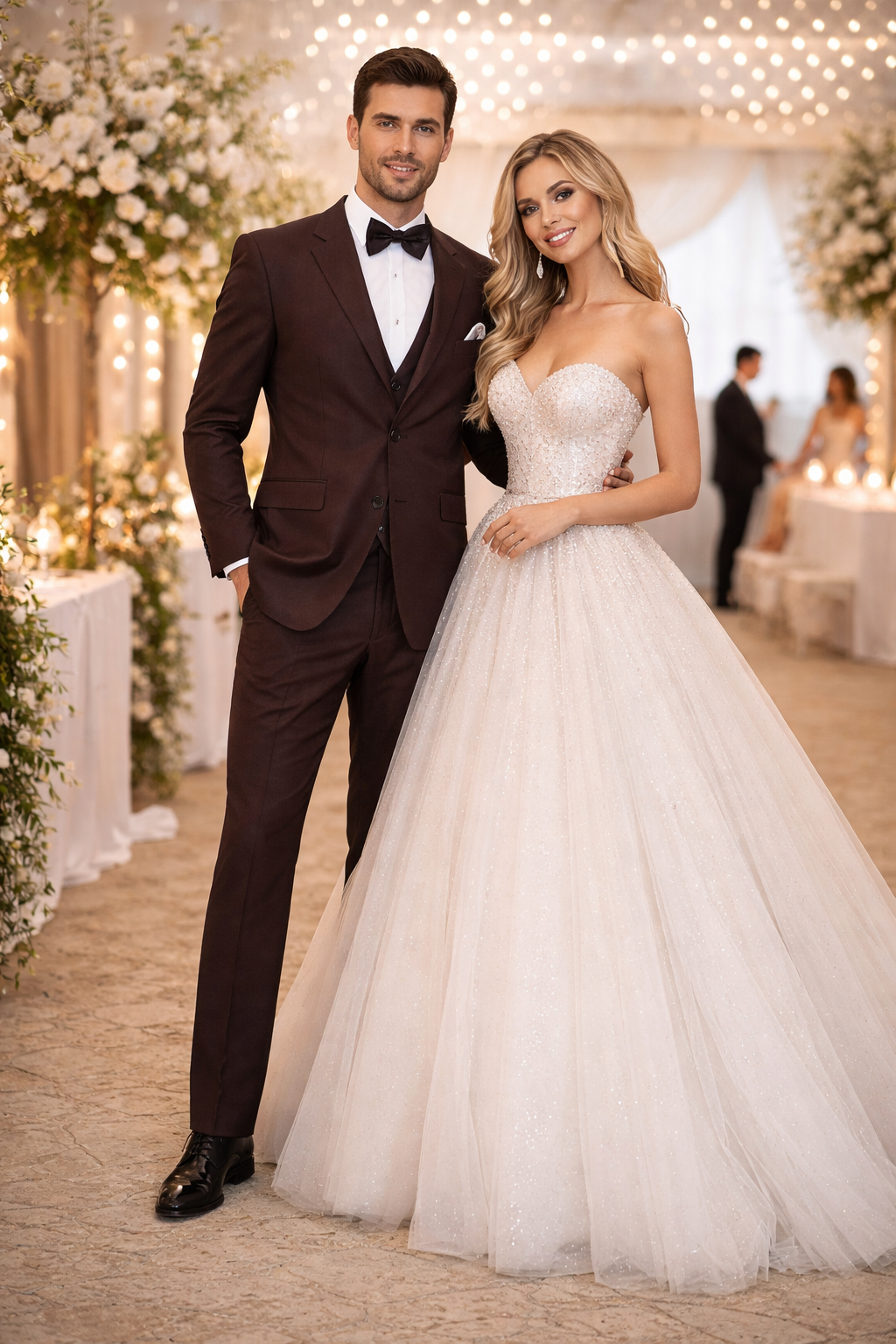 Light Brown Wedding Suit - Brown Groom Suit